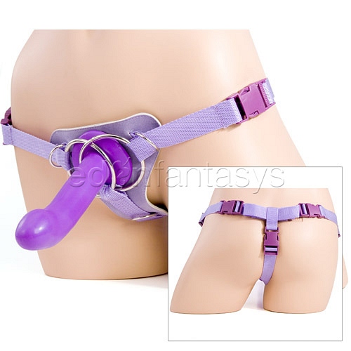 Product: Double-ring harness with dildo