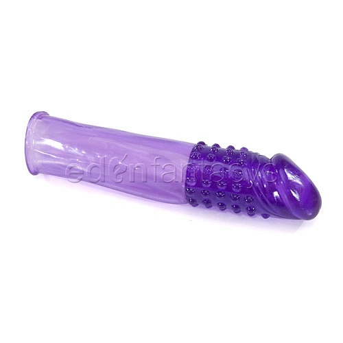 Product: Silicone penis extension with vibrator