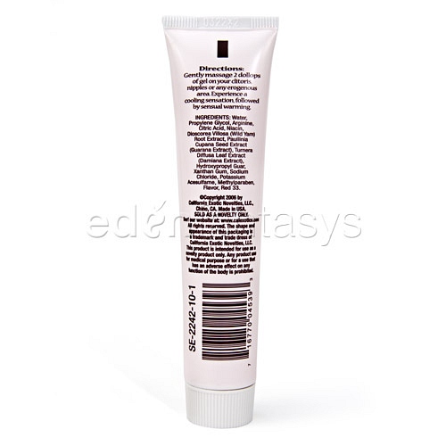 Product: Pleasure enhancing gel