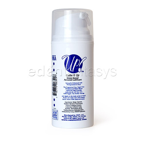 Product: Lube it up waterbased lubricant