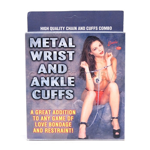 Product: Metal wrist and ankle cuffs