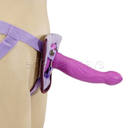 Product: Lover's super strap harness and silicone thruster