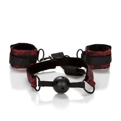 Product: Scandal breathable ball gag with cuffs