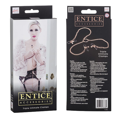 Product: Entice triple intimate clamps
