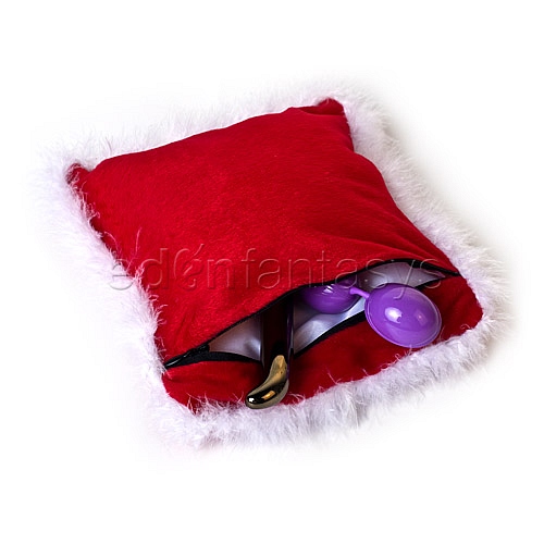 Product: Holiday hide a gift pillow