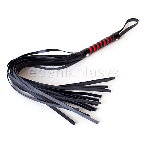 Product: Sex and Mischief red and black stripe flogger