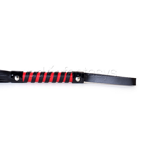 Product: Sex and Mischief red and black stripe flogger