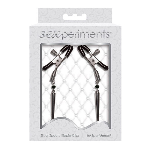 Product: Sexperiments silver spears nipple clips