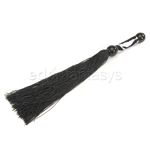 Product: Animal print handle rubber whip