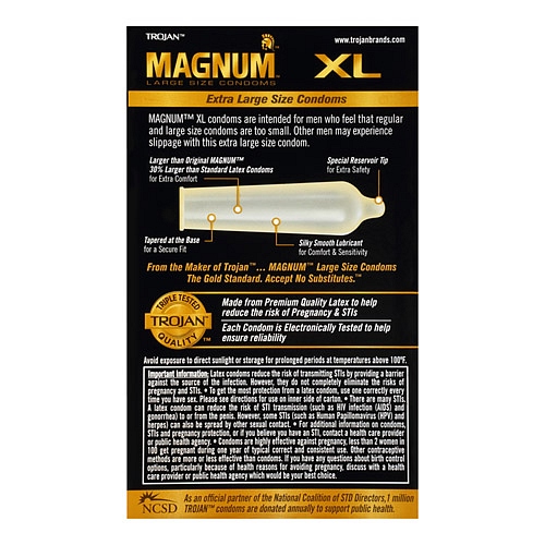 Product: Trojan Magnum XL 12 pack