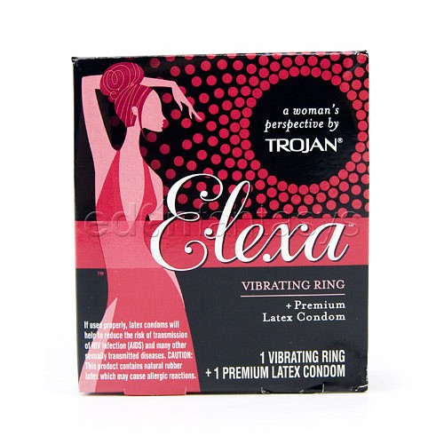 Elexa vibrating ring and condom - condoms