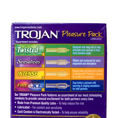 Product: Trojan pleasure 12 pack