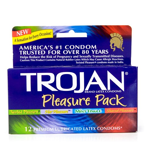 Trojan pleasure pack by Church and Dwight - Buy a Male condom at  EdenFantasys