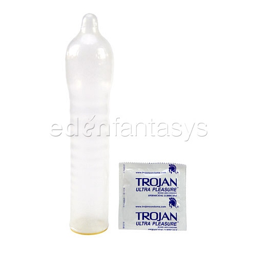 Product: Trojan ultra pleasure spermicidal lubricated