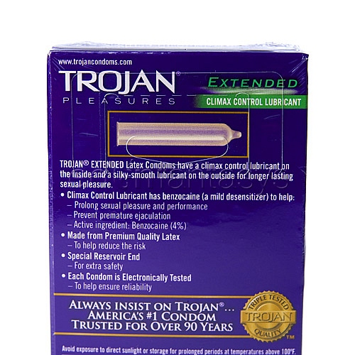 Product: Trojan extended pleasure