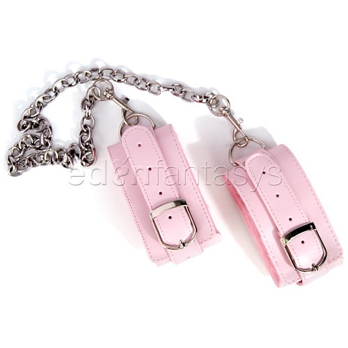 Product: Pink plush ankle cuffs