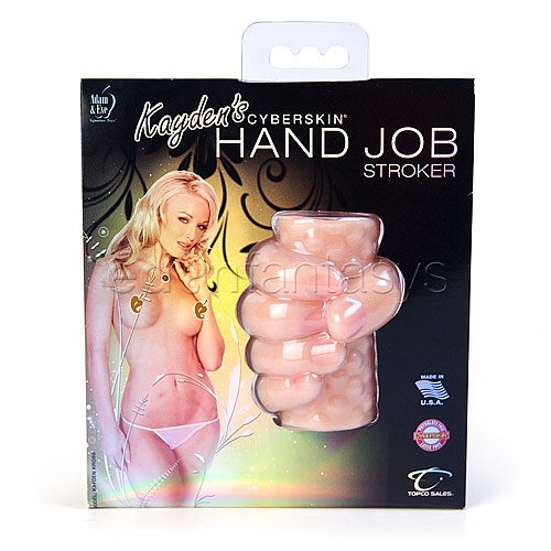 Product: Kayden's cyberskin hand job stroker