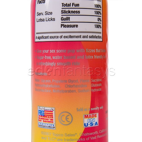 Product: Fizz lubricant