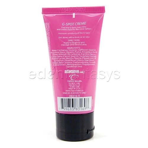 Product: G-spot creme