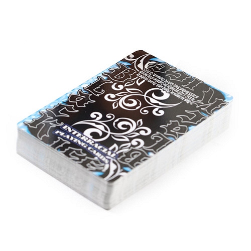 Product: Black ice interracial playing cards