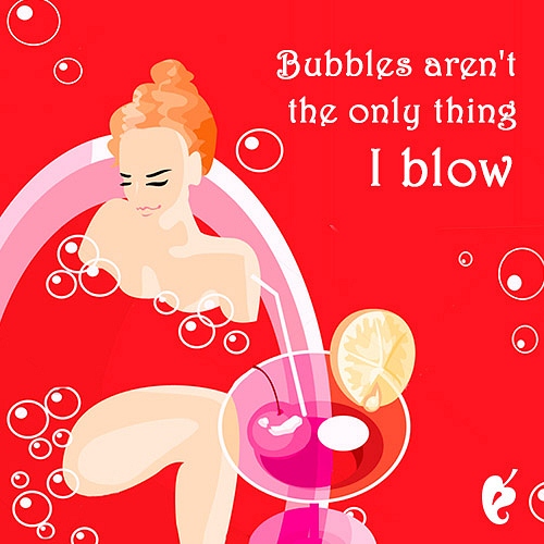 Bubbles Aren't The Only Thing I Blow Gift Card