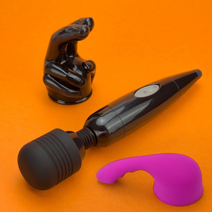 Product: Rechargeable wand massager complete G-spot set