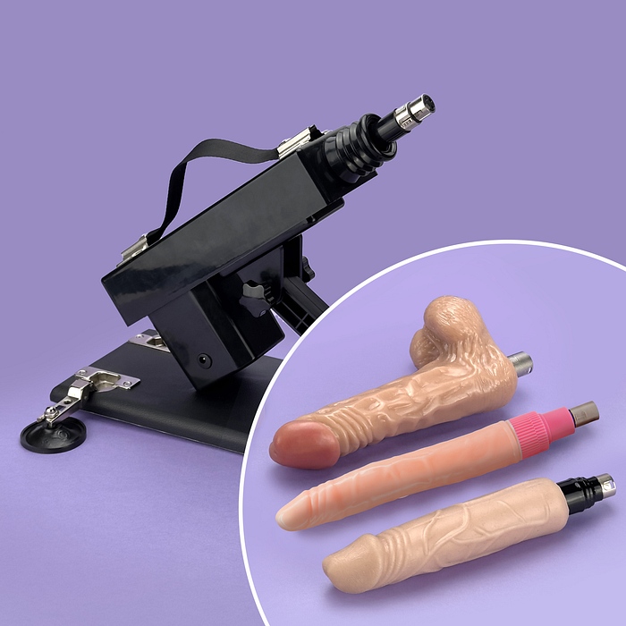 Product: Auto fuk + extra dual dildo set