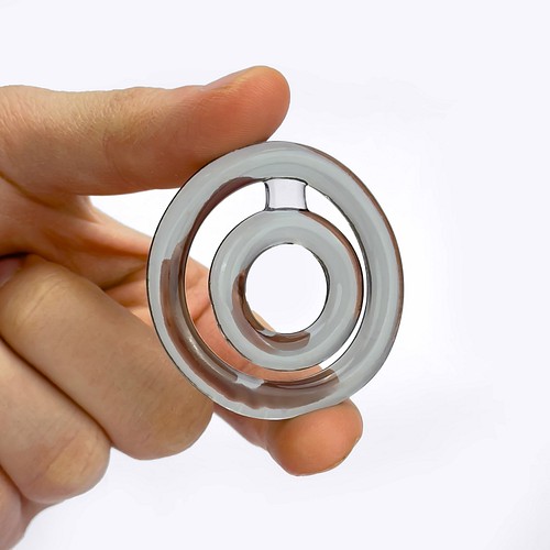 Double loop stretchy cock ring — image 1