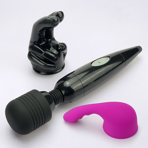 Rechargeable wand massager complete G-spot set
