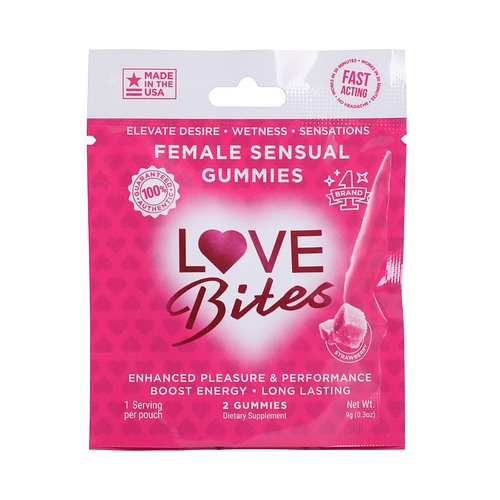 Love Bites female sensual gummies