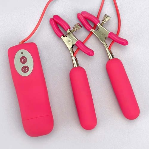 Sweet vibrating nipple clamps