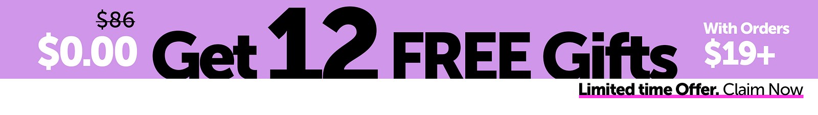 12 Free Gifts