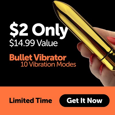 Bullet Vibrator for $2 ($14.99 value). Limited-time offer.