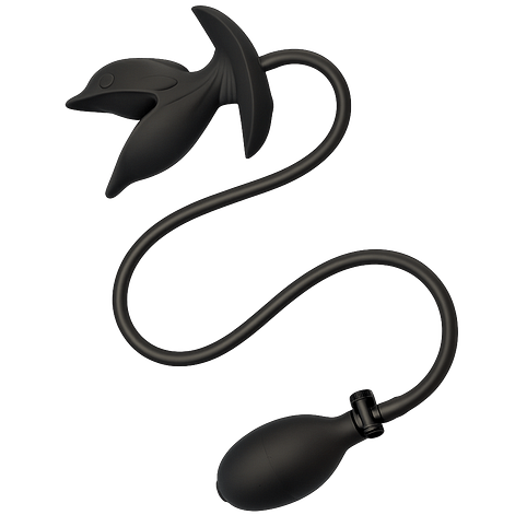 Inflatable cheek spreader