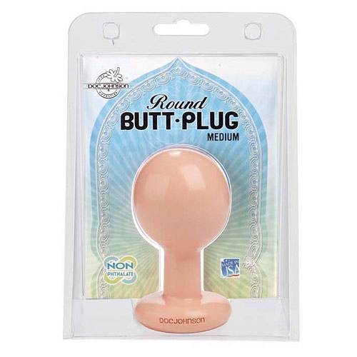 Product: Round butt plug medium