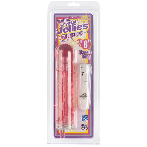 Product: Vibrating 8" jelly dong