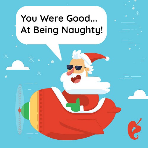 You Were Good At Being Naughty Gift Card