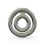 Double loop stretchy cock ring