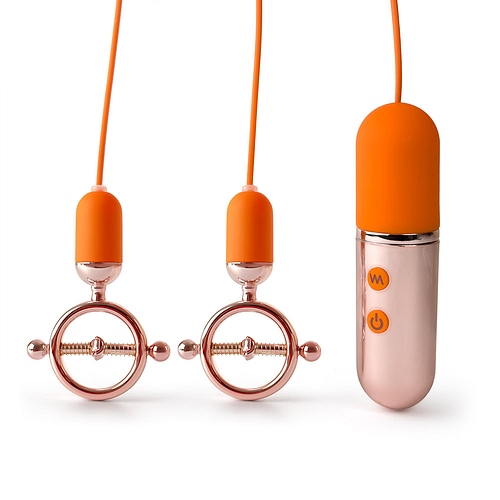 Deluxe vibro nipple clamps