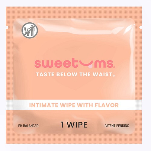 Sweetums flavored wipe mango - 1 piece
