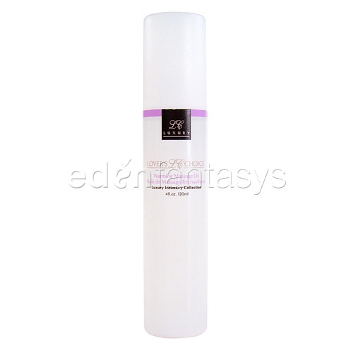 Product: Luxury warming massage oil