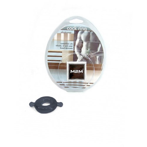 Product: Black elastomer cock ring