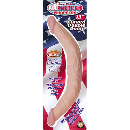 Product: All american whoppers curved double dong