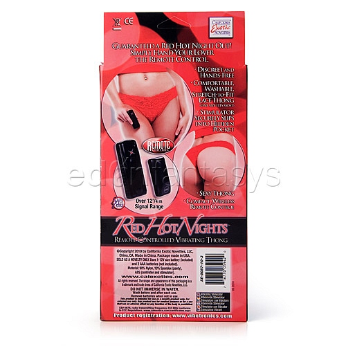 Product: Remote vibrating thong