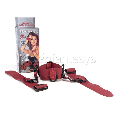 Product: Pleasure bound collar with cuffs