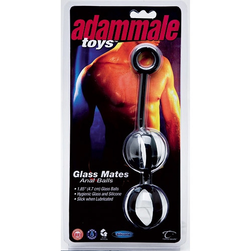 Product: Adammale toys glass mates anal balls